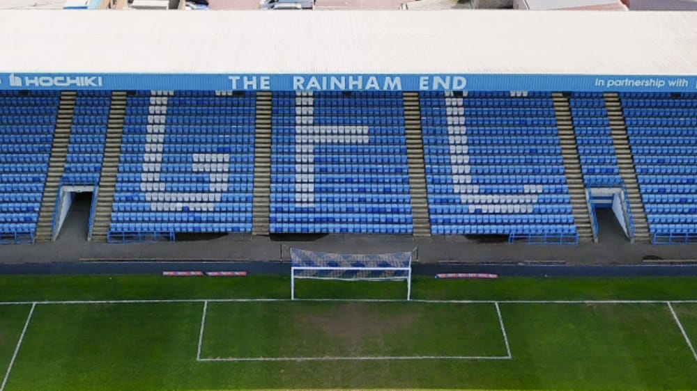 Priestfield rainhamend aerial stephen kennard