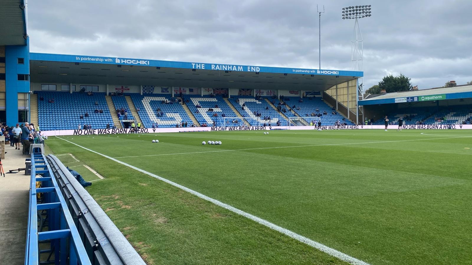 Priestfield rainham end matchday