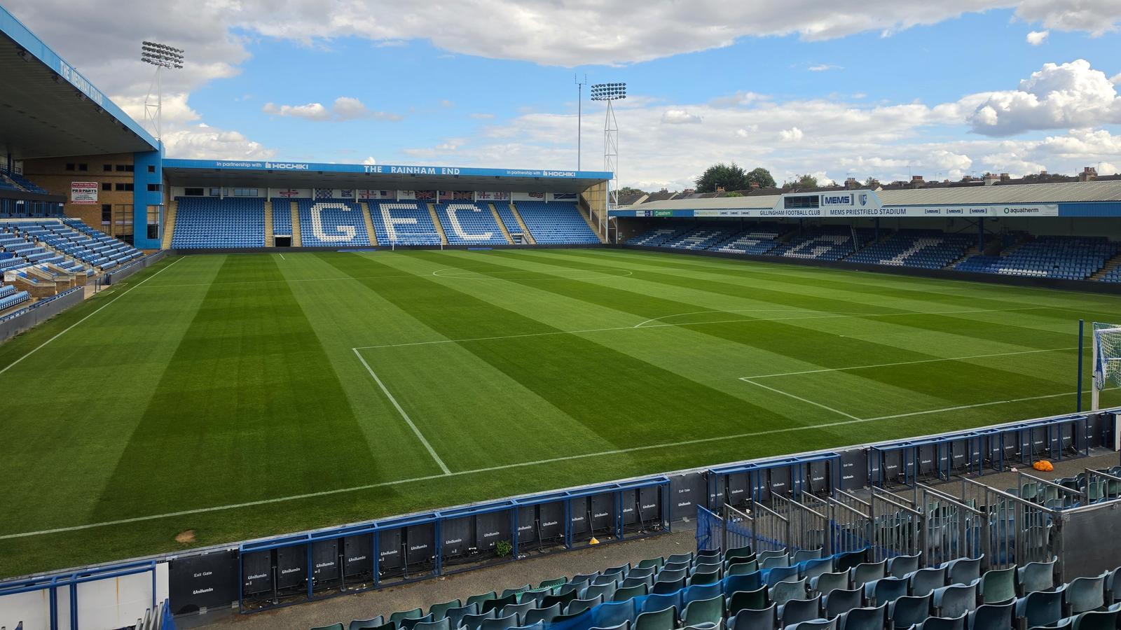 Priestfield stadium haydn lawrance 1