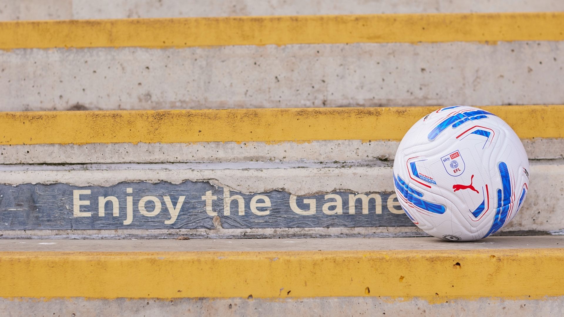 EFL Match Ball Enjoy The Game Steps EFL Puma Shutterstock